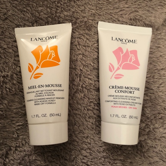 Lancome Other - Lancôme Miel En Mousse & Creme Mousse Confort